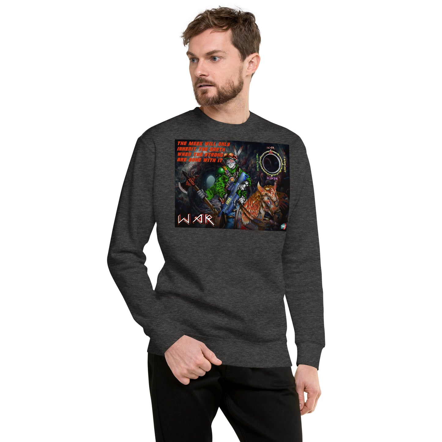 Four Horsemen of the Apocalypse: War Premium unisex graphic Sweatshirt