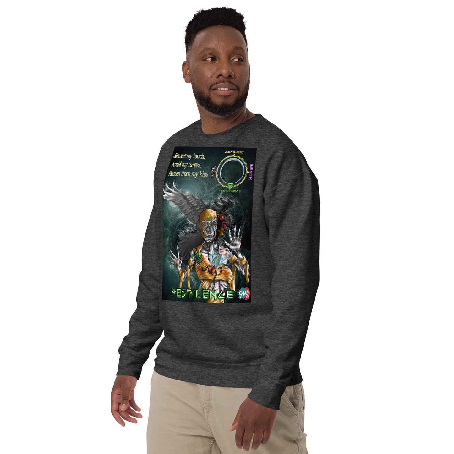 Four Horsemen of the Apocalypse: Pestilence Premium unisex graphic Sweatshirt