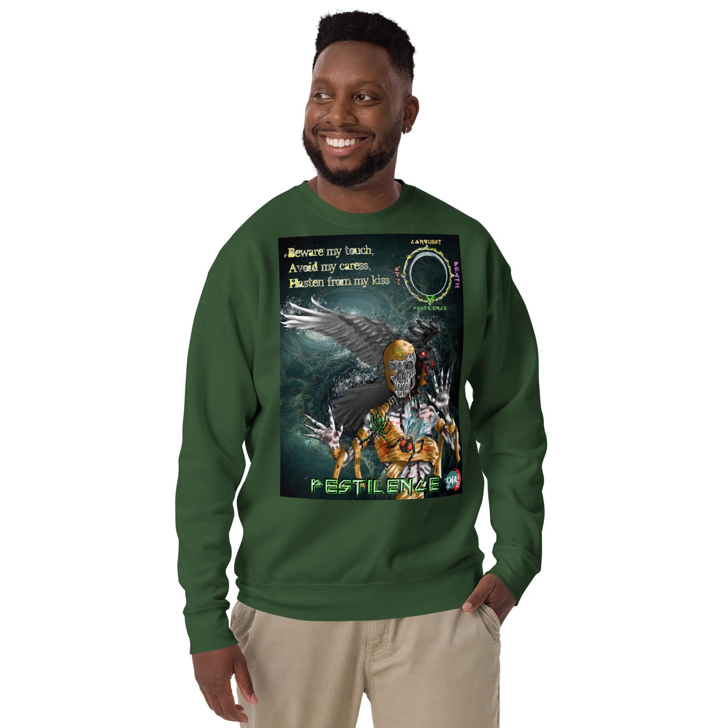 Four Horsemen of the Apocalypse: Pestilence Premium unisex graphic Sweatshirt