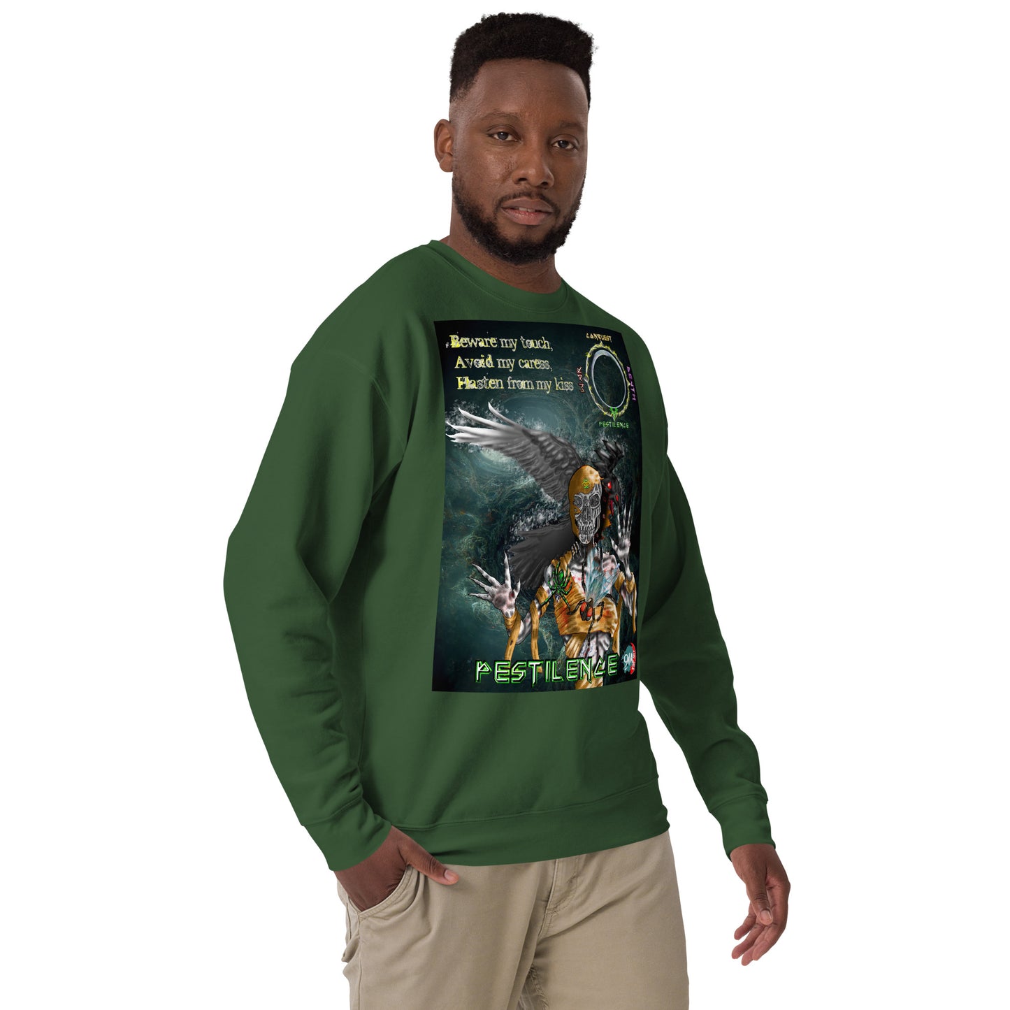 Four Horsemen of the Apocalypse: Pestilence Premium unisex graphic Sweatshirt