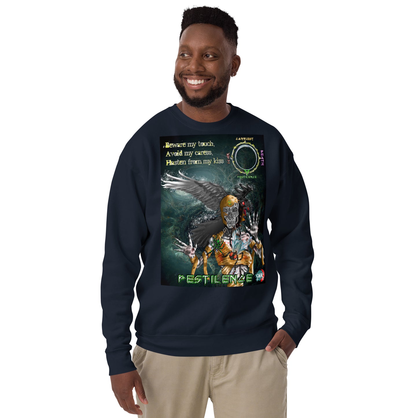 Four Horsemen of the Apocalypse: Pestilence Premium unisex graphic Sweatshirt