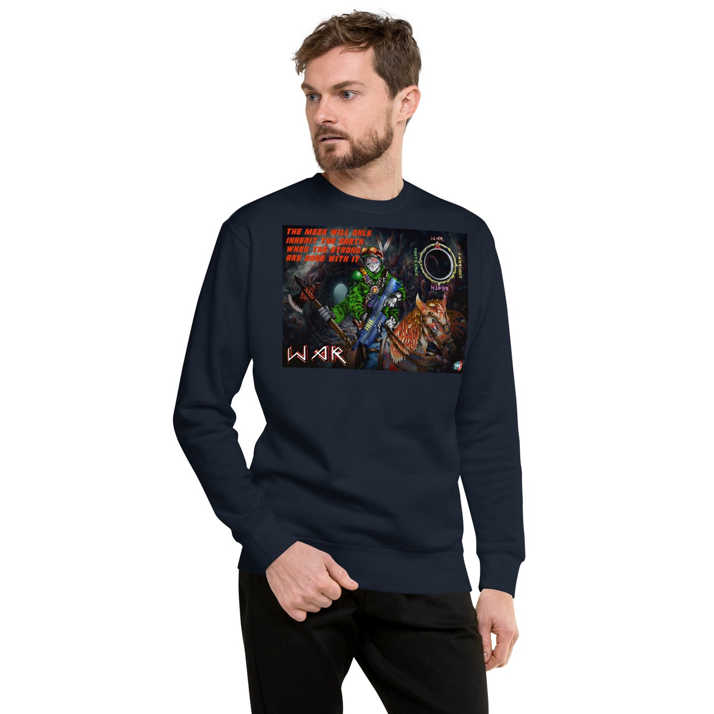 Four Horsemen of the Apocalypse: War Premium unisex graphic Sweatshirt