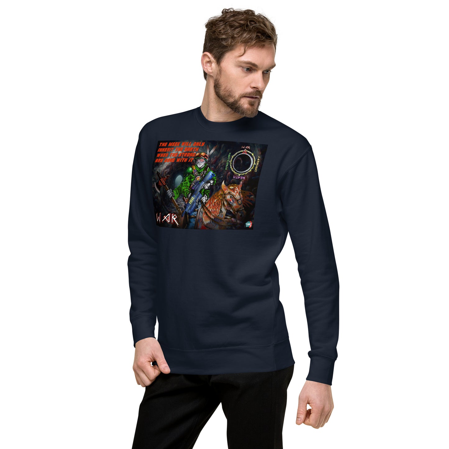 Four Horsemen of the Apocalypse: War Premium unisex graphic Sweatshirt