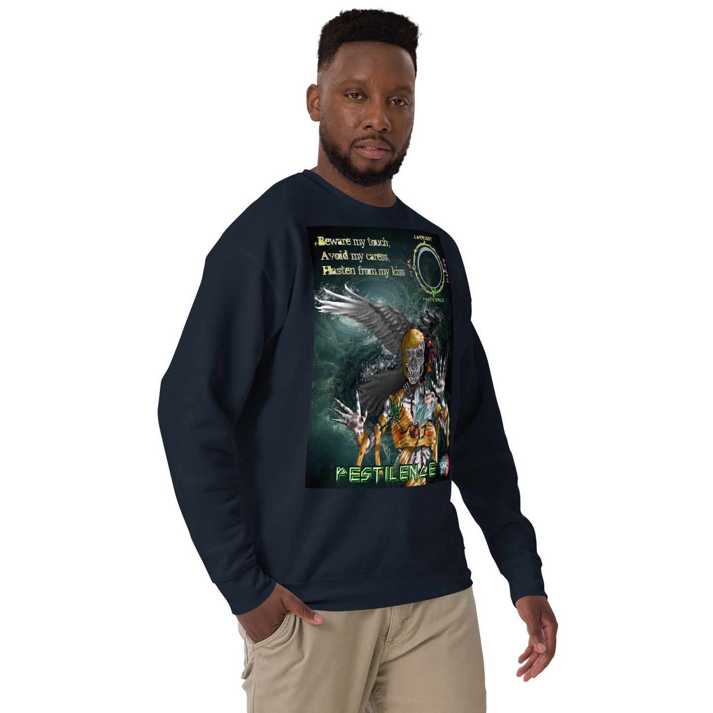 Four Horsemen of the Apocalypse: Pestilence Premium unisex graphic Sweatshirt