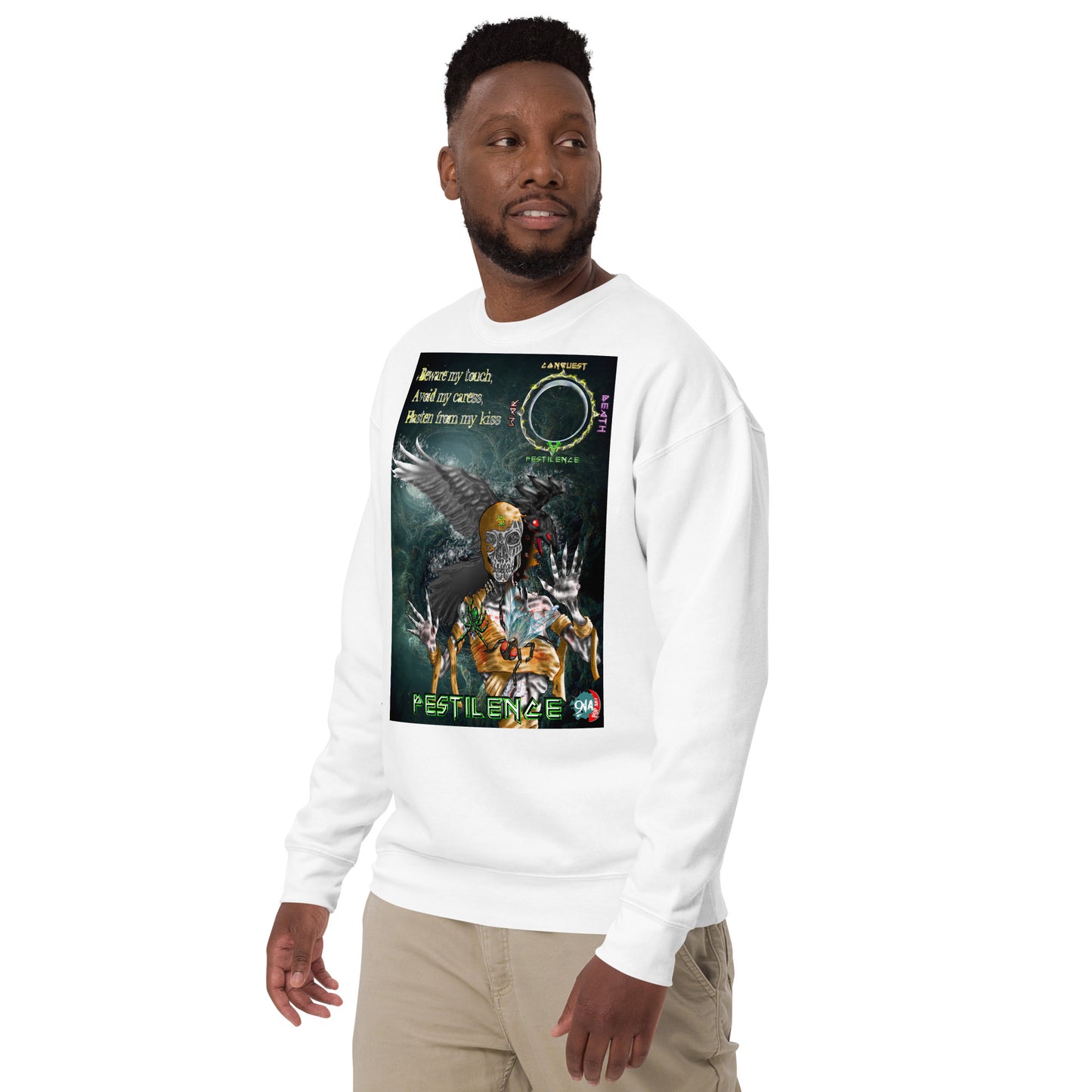 Four Horsemen of the Apocalypse: Pestilence Premium unisex graphic Sweatshirt