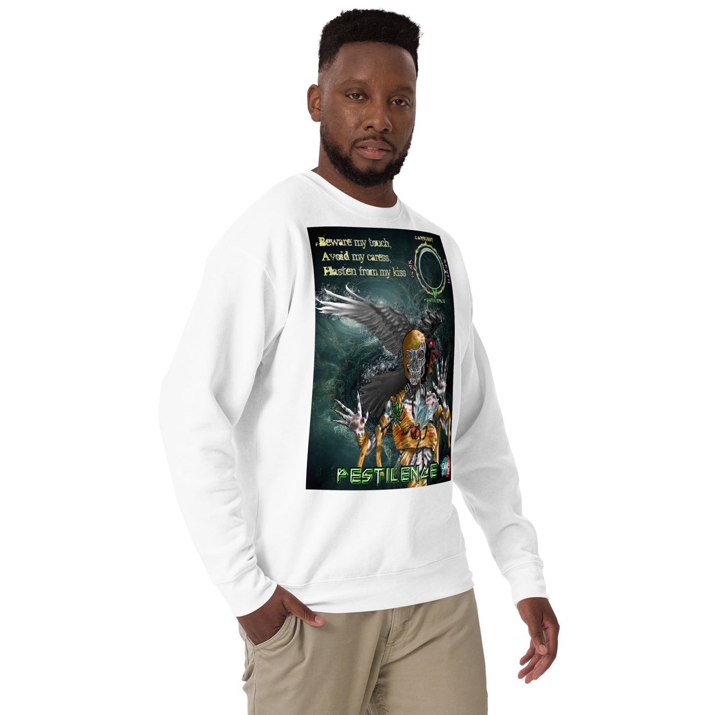 Four Horsemen of the Apocalypse: Pestilence Premium unisex graphic Sweatshirt