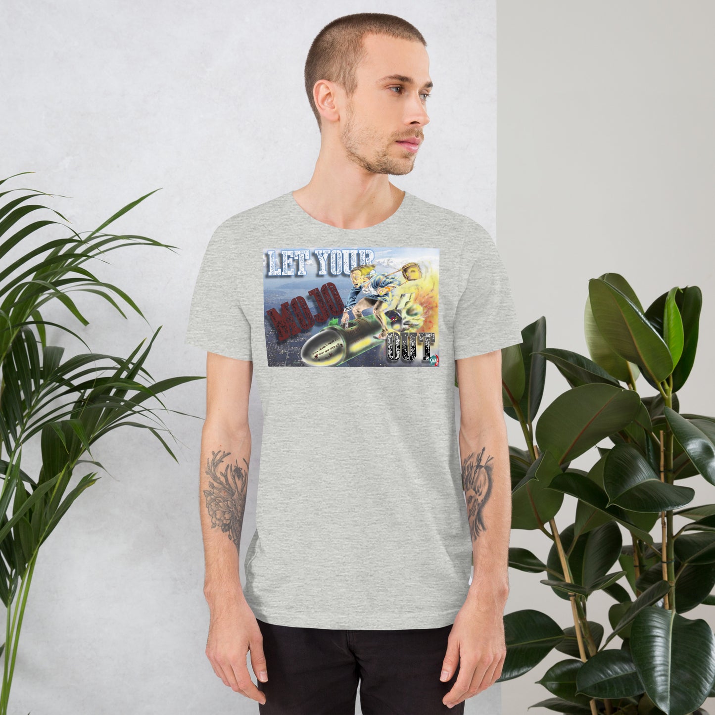 Surf Bomb Mojo Unisex graphic t-shirt