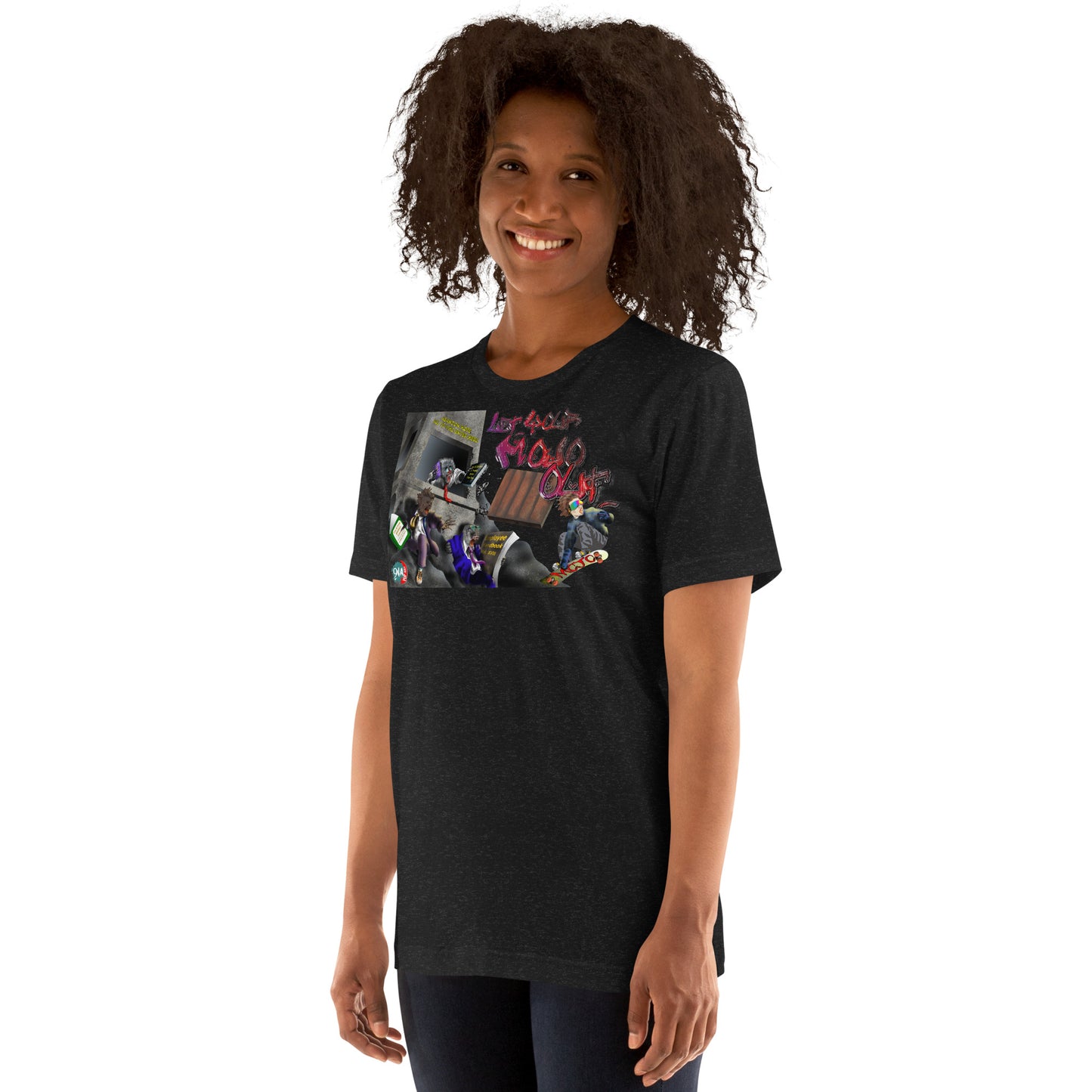 Skate Board Mojo Unisex graphic t-shirt