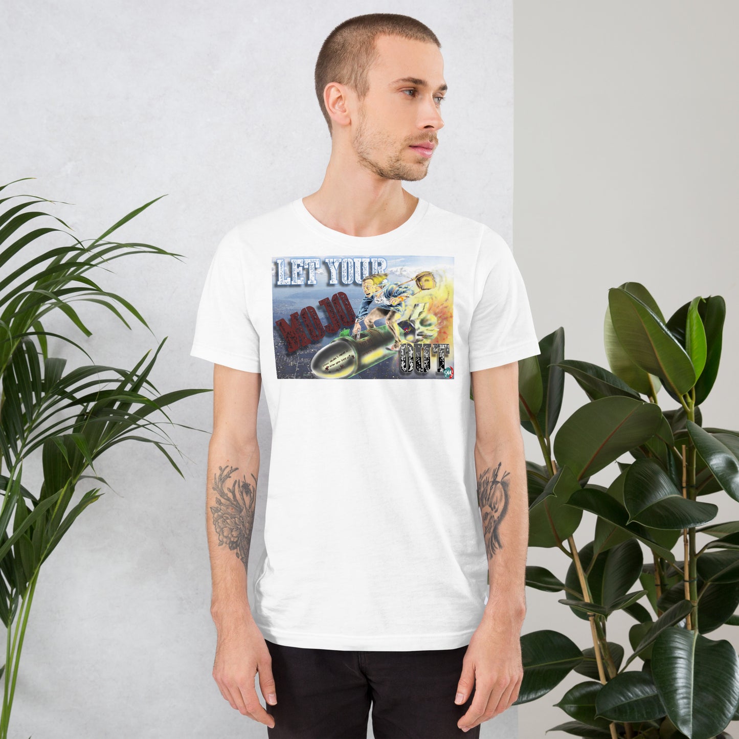 Surf Bomb Mojo Unisex graphic t-shirt