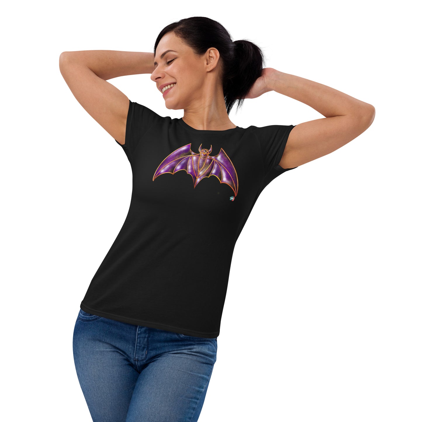 Batgirl Doodle Amethyst - 9ja Pop Art Custom T-Shirt/Wearable Art Store