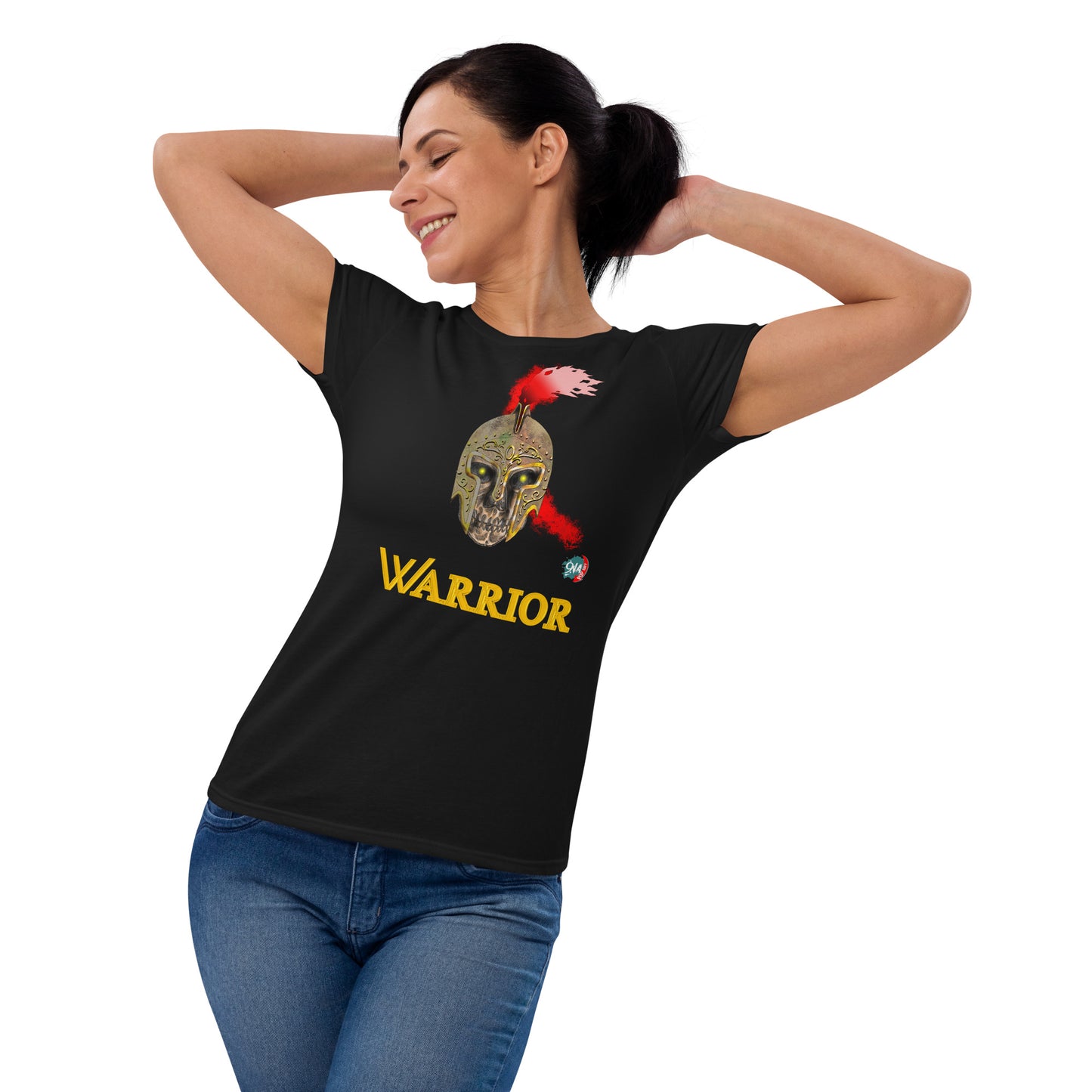 Woman Warrior:  Spartan - 9ja Pop Art Custom T-Shirt/Wearable Art Store