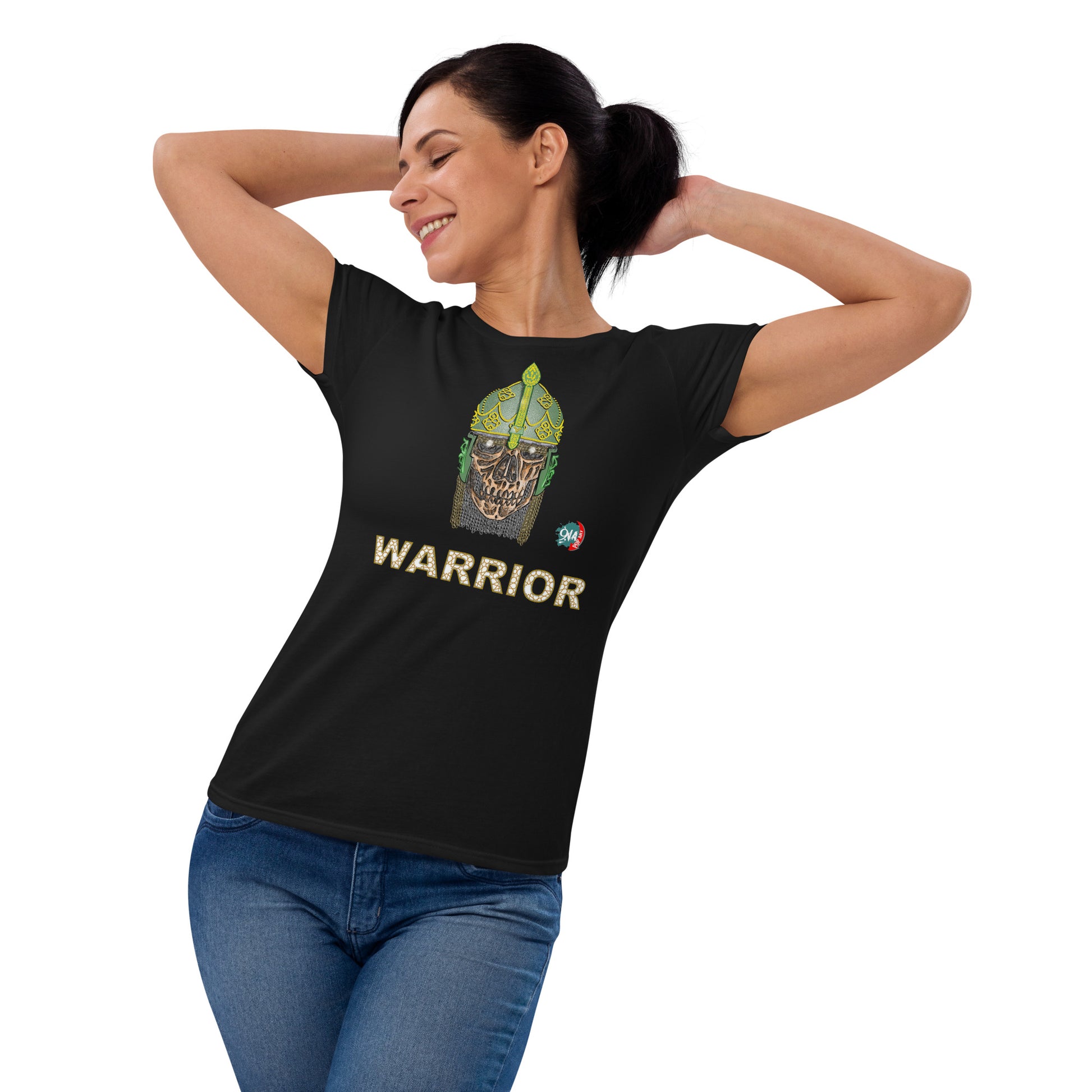 Woman warrior:  Turkic - 9ja Pop Art Custom T-Shirt/Wearable Art Store