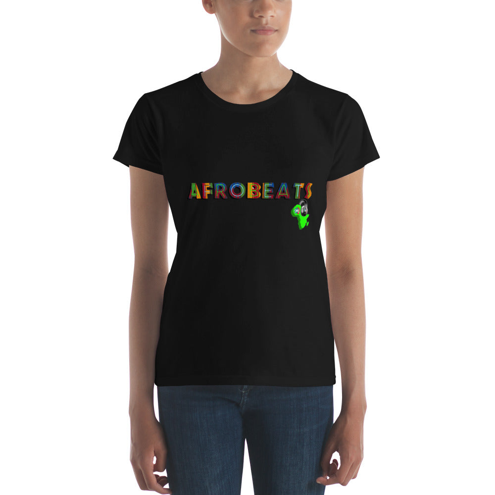 Women's "Adire" Afrobeats design - 9ja Pop Art Custom T-Shirt/Wearable Art Store