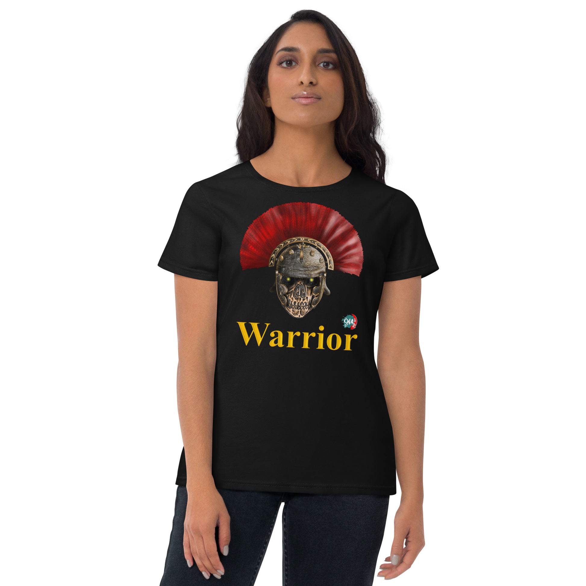 Woman Warrior:  Roman - 9ja Pop Art Custom T-Shirt/Wearable Art Store