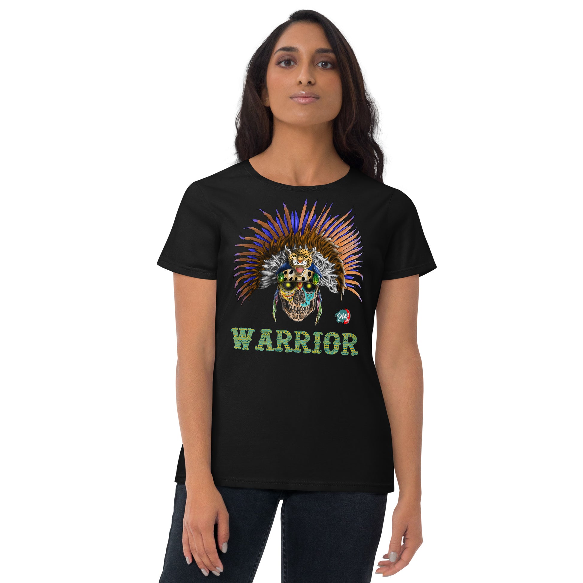 Woman warrior:  Mayan - 9ja Pop Art Custom T-Shirt/Wearable Art Store