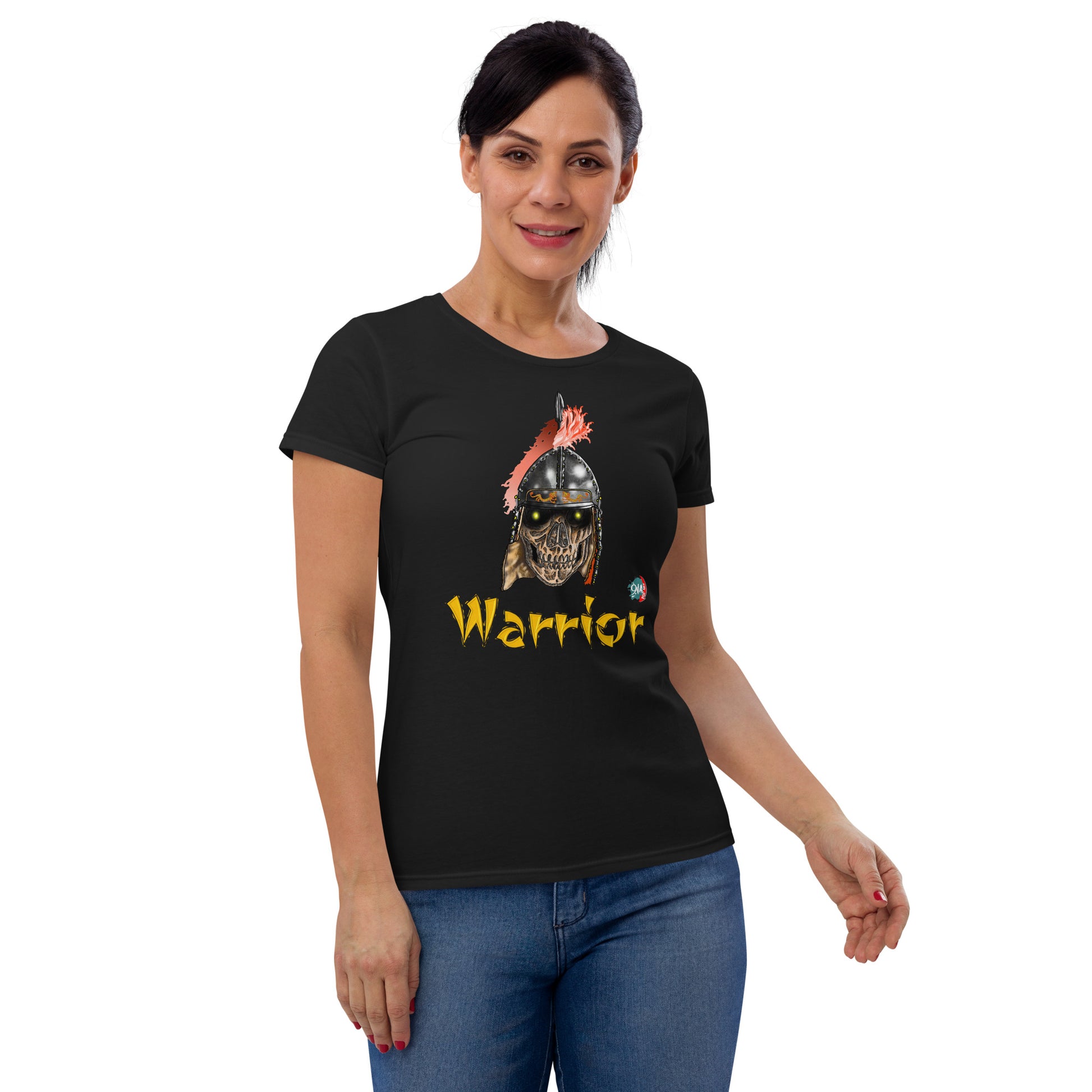 Woman warrior:  Mongol - 9ja Pop Art Custom T-Shirt/Wearable Art Store