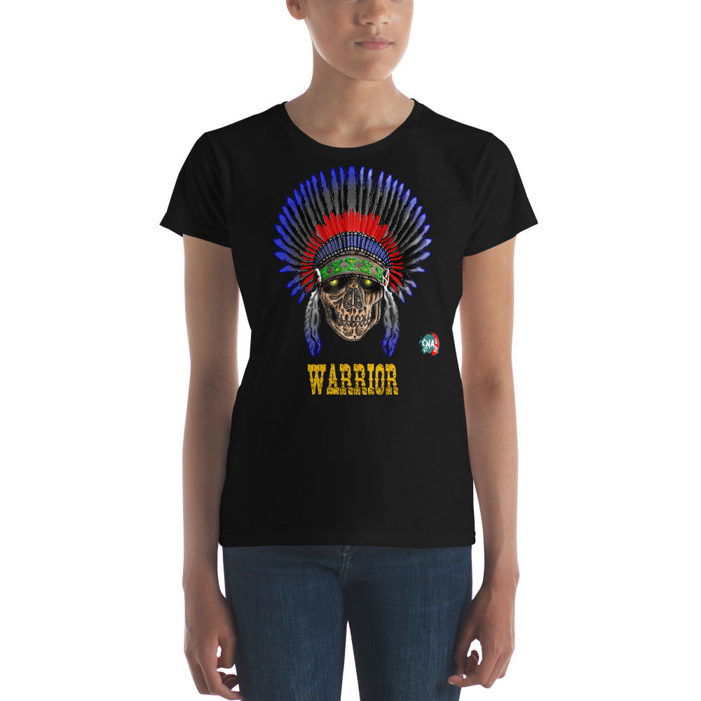 Woman Warrior:  American - 9ja Pop Art Custom T-Shirt/Wearable Art Store