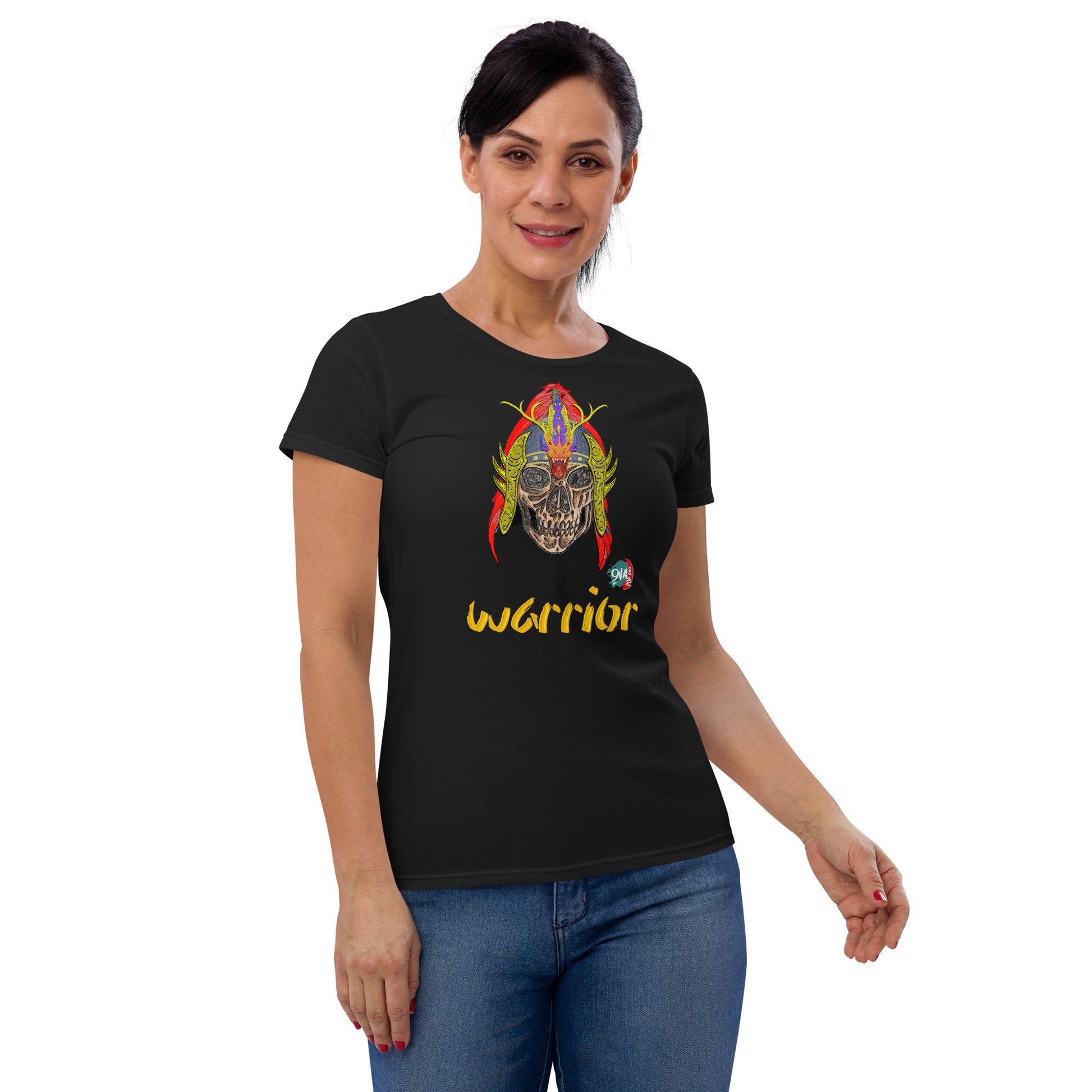 Woman Warrior:  Wushi (Chinese) - 9ja Pop Art Custom T-Shirt/Wearable Art Store