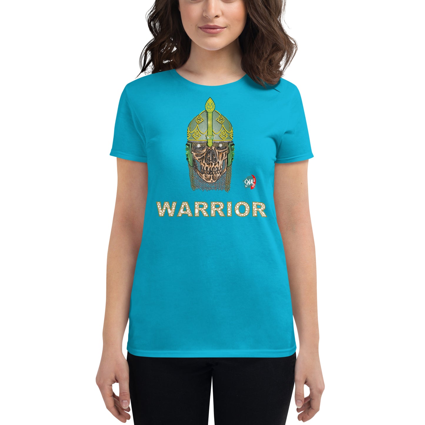 Woman warrior:  Turkic - 9ja Pop Art Custom T-Shirt/Wearable Art Store