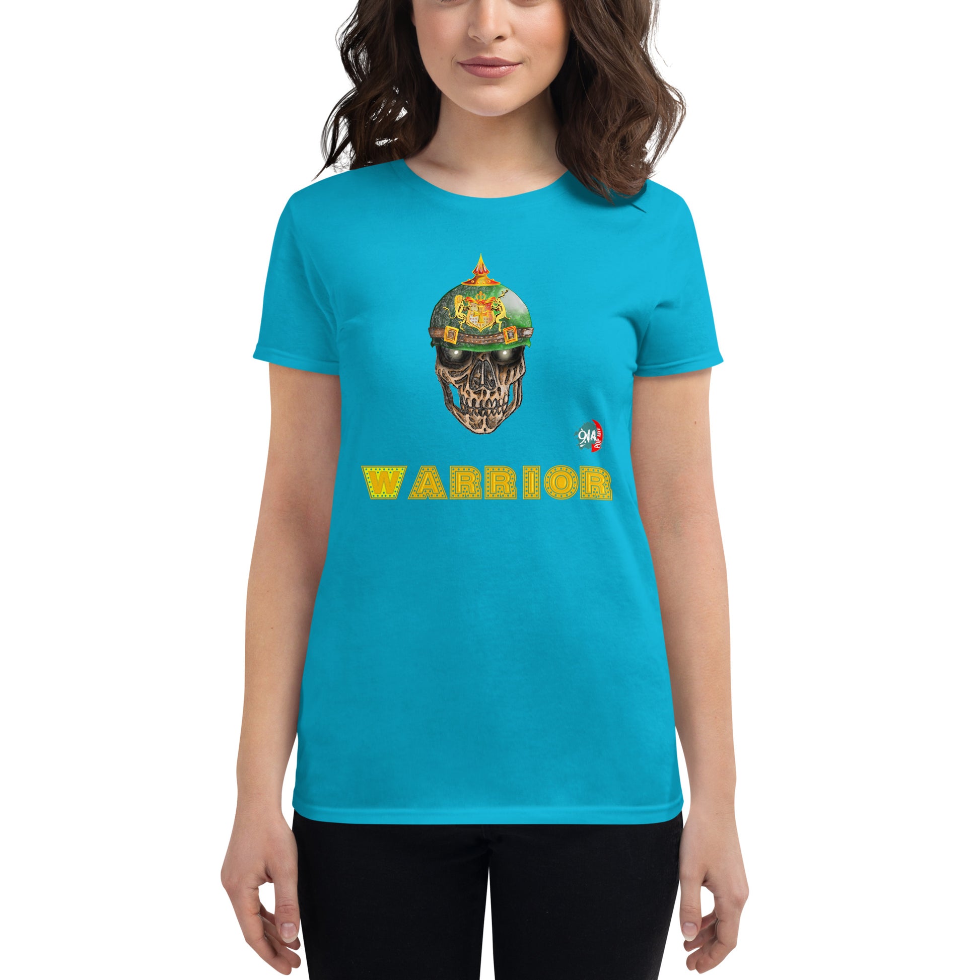 Woman Warrior:  WW1 Infantry - 9ja Pop Art Custom T-Shirt/Wearable Art Store