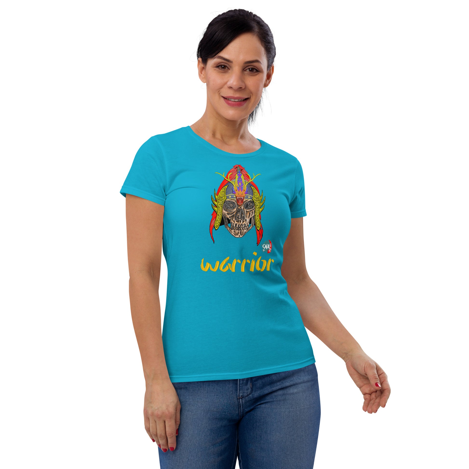 Woman Warrior:  Wushi (Chinese) - 9ja Pop Art Custom T-Shirt/Wearable Art Store