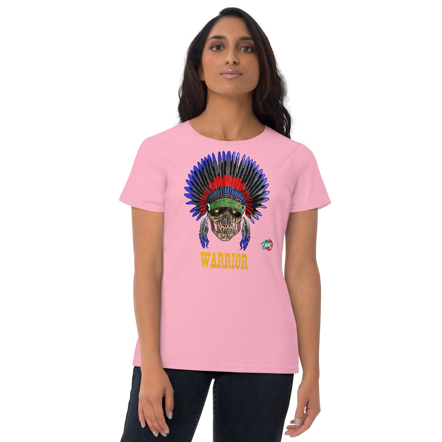 Woman Warrior:  American - 9ja Pop Art Custom T-Shirt/Wearable Art Store