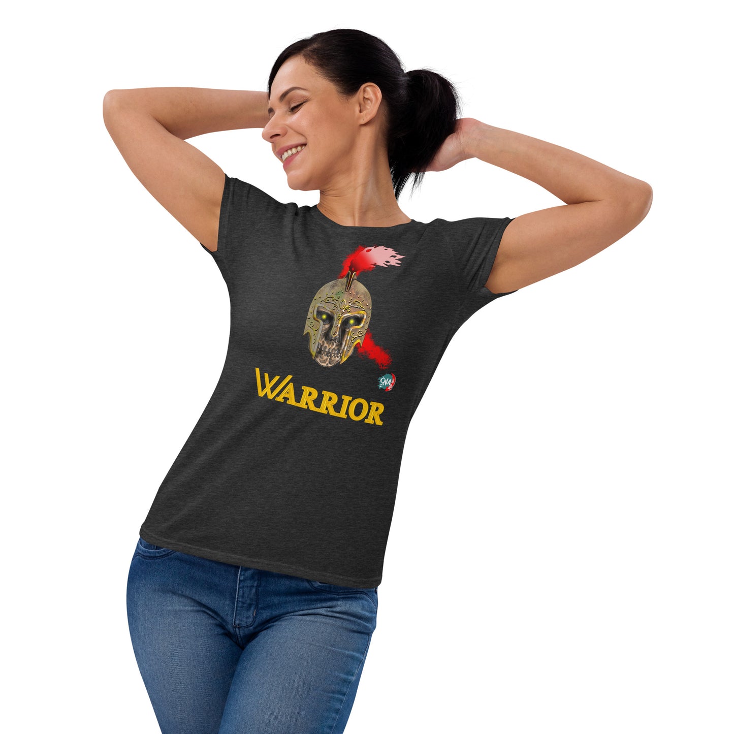 Woman Warrior:  Spartan - 9ja Pop Art Custom T-Shirt/Wearable Art Store