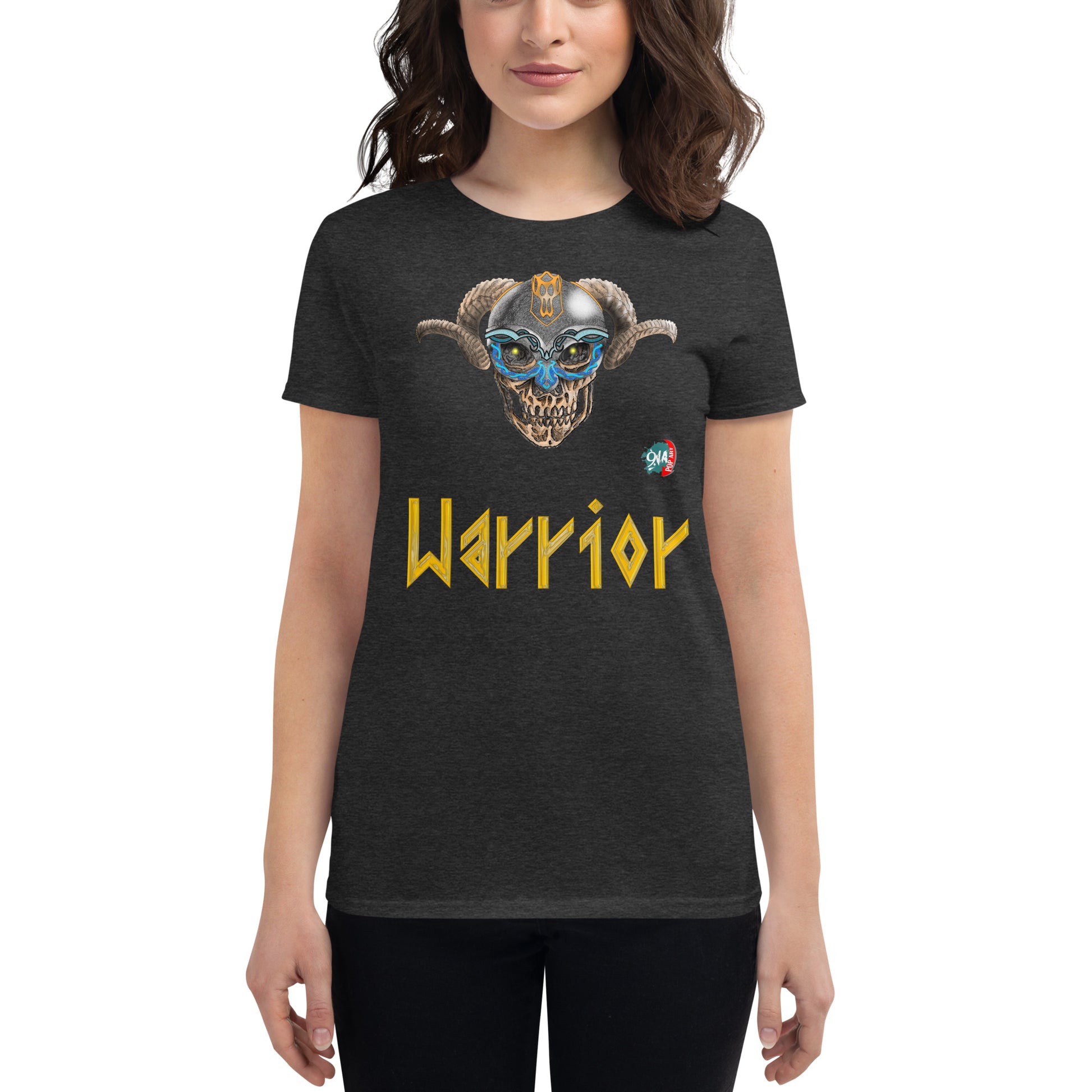 Woman warrior:  Viking - 9ja Pop Art Custom T-Shirt/Wearable Art Store