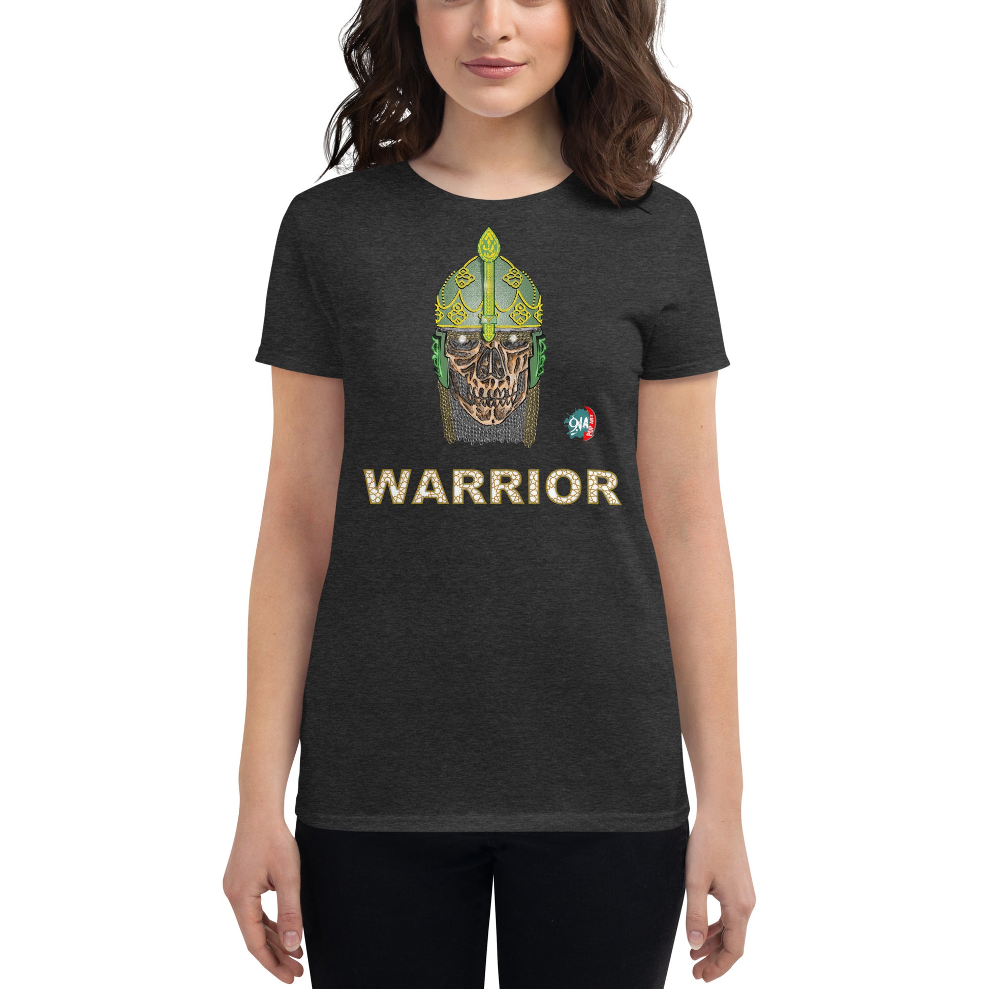 Woman warrior:  Turkic - 9ja Pop Art Custom T-Shirt/Wearable Art Store