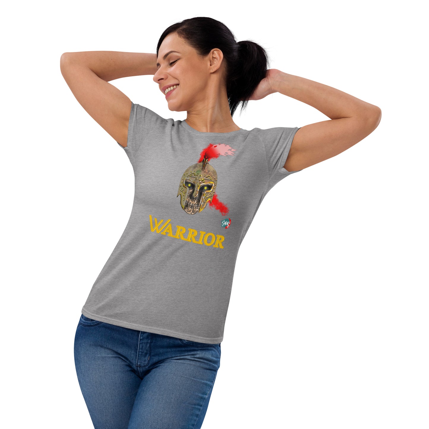 Woman Warrior:  Spartan - 9ja Pop Art Custom T-Shirt/Wearable Art Store