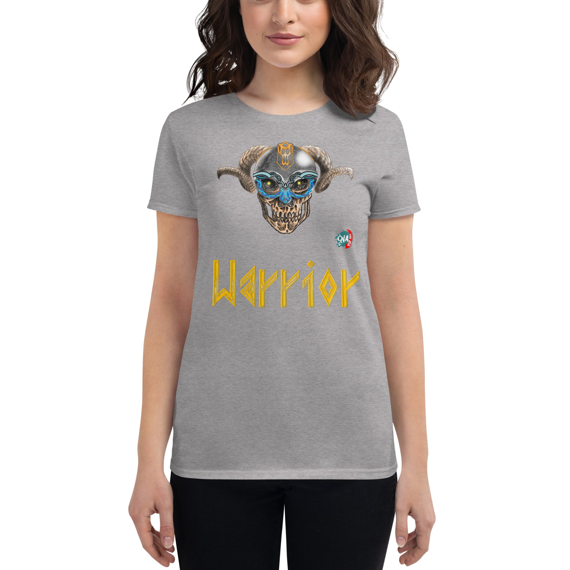 Woman warrior:  Viking - 9ja Pop Art Custom T-Shirt/Wearable Art Store