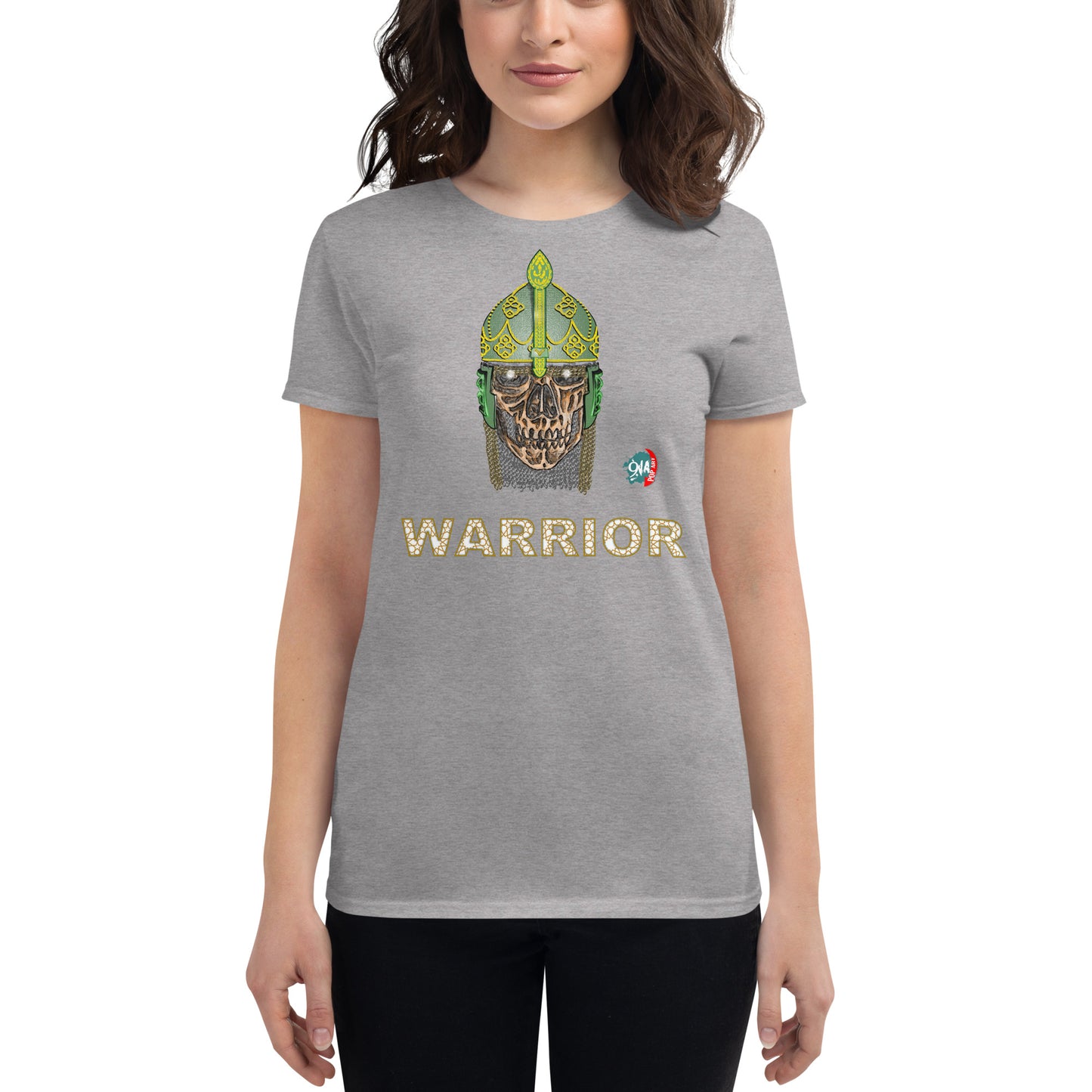 Woman warrior:  Turkic - 9ja Pop Art Custom T-Shirt/Wearable Art Store