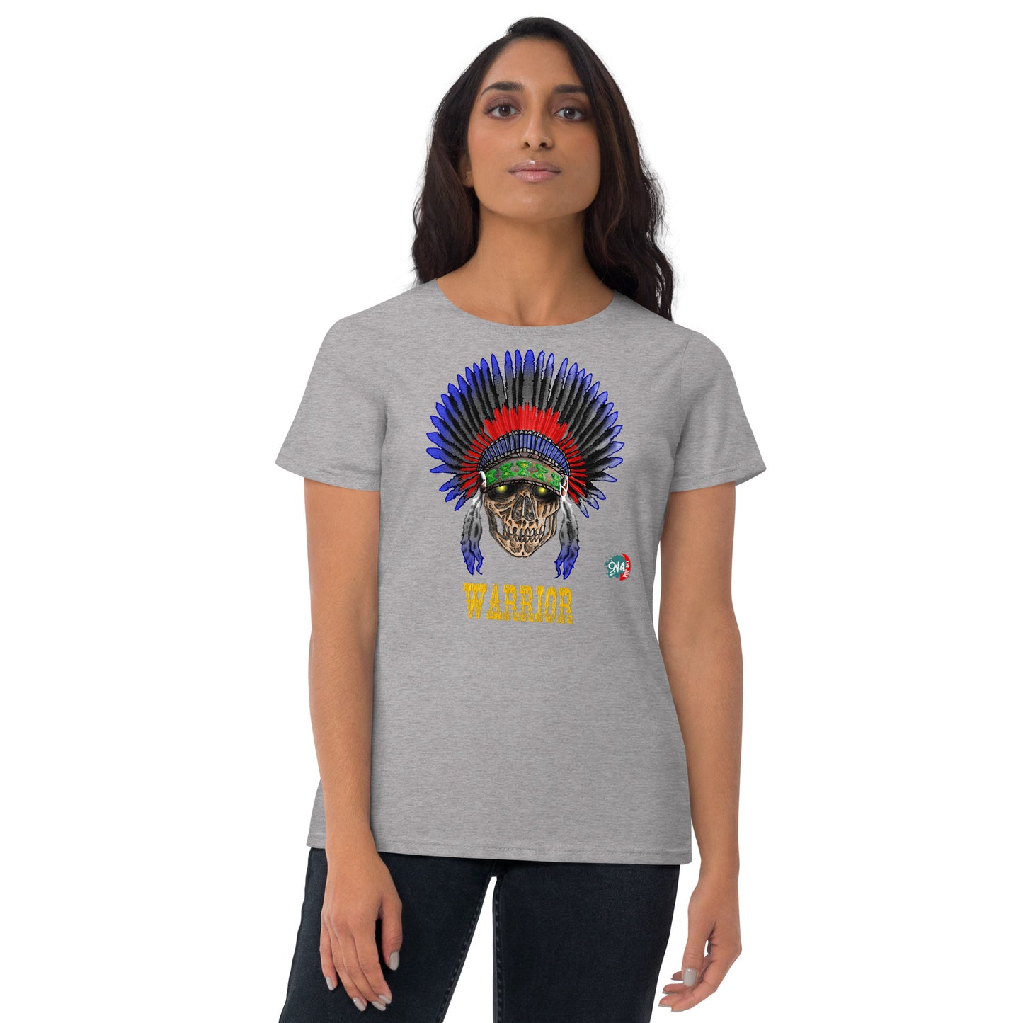 Woman Warrior:  American - 9ja Pop Art Custom T-Shirt/Wearable Art Store