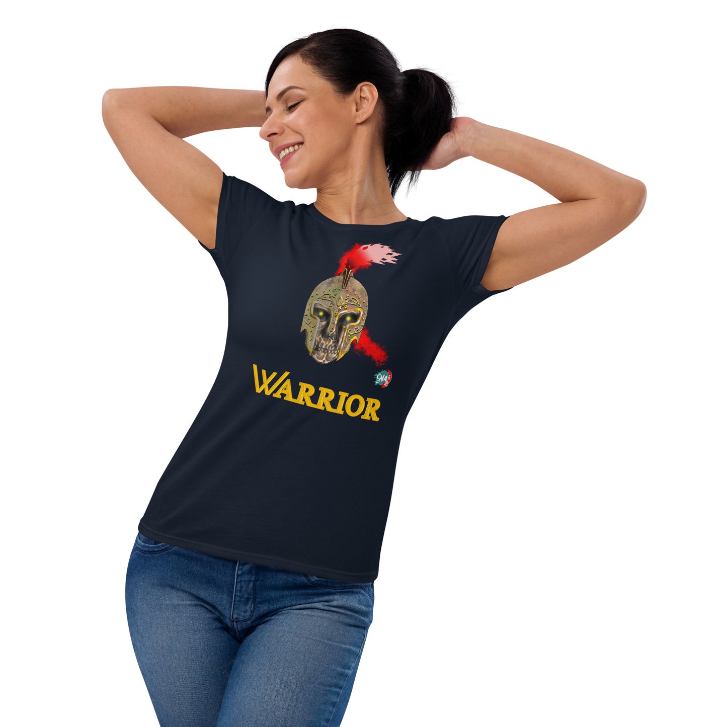 Woman Warrior:  Spartan - 9ja Pop Art Custom T-Shirt/Wearable Art Store