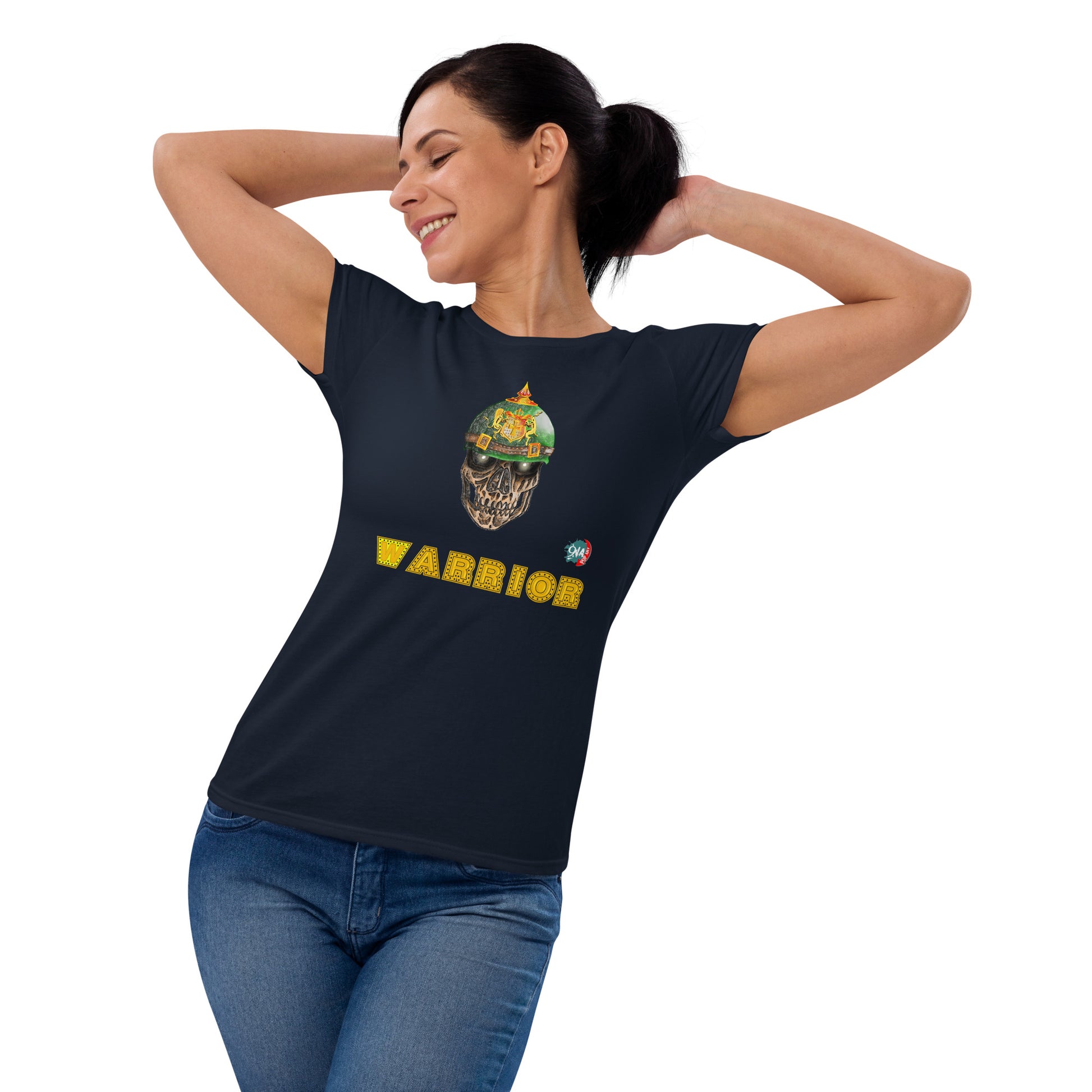 Woman Warrior:  WW1 Infantry - 9ja Pop Art Custom T-Shirt/Wearable Art Store