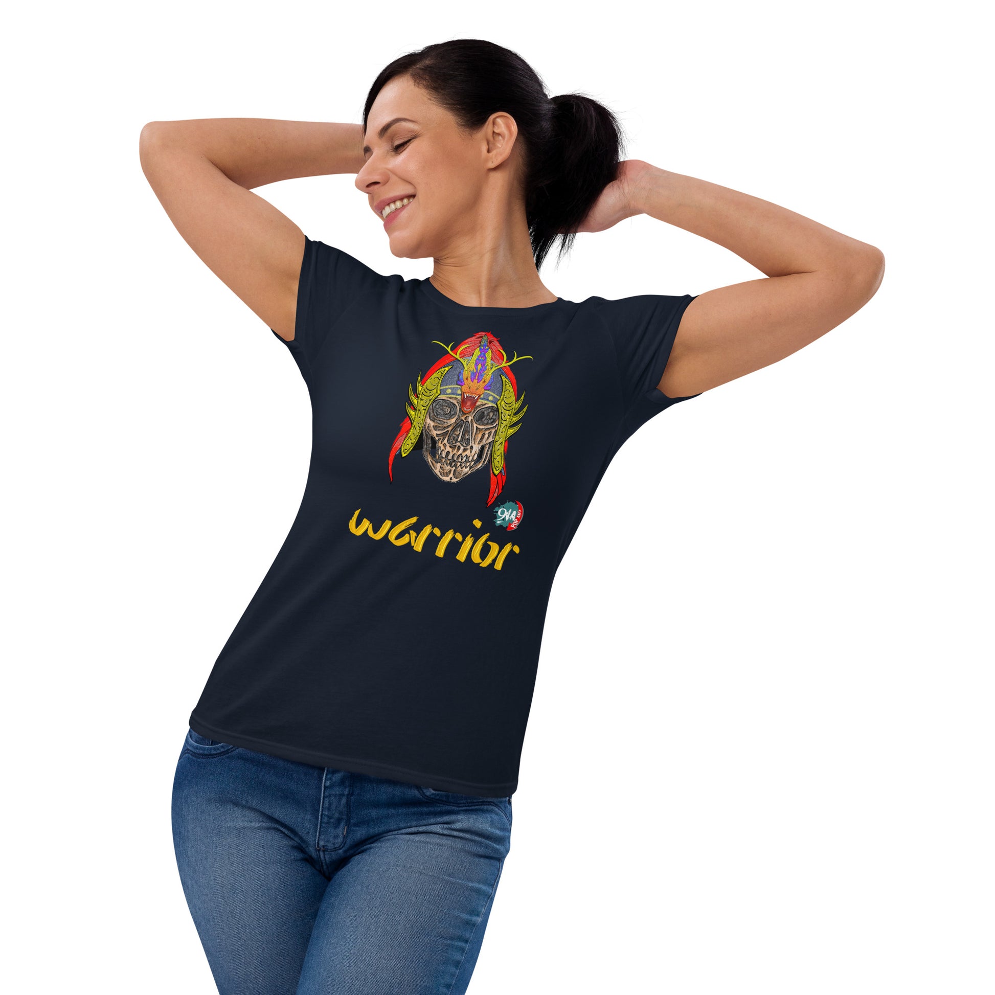 Woman Warrior:  Wushi (Chinese) - 9ja Pop Art Custom T-Shirt/Wearable Art Store