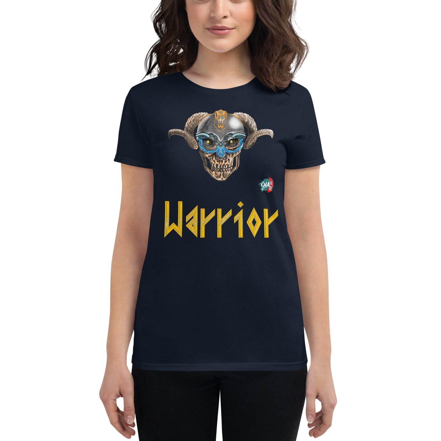 Woman warrior:  Viking - 9ja Pop Art Custom T-Shirt/Wearable Art Store