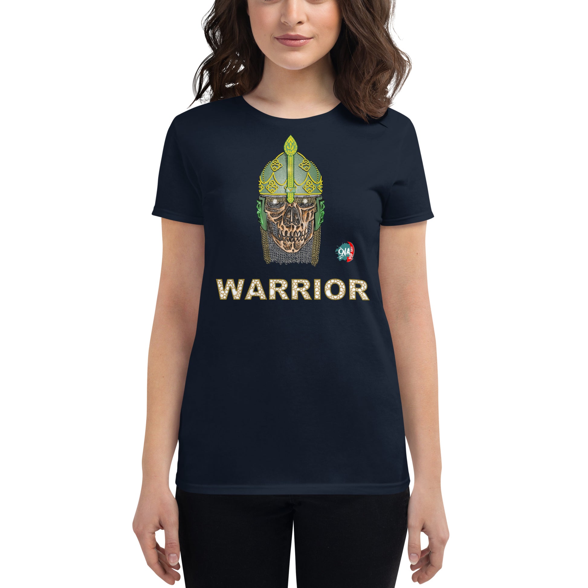 Woman warrior:  Turkic - 9ja Pop Art Custom T-Shirt/Wearable Art Store