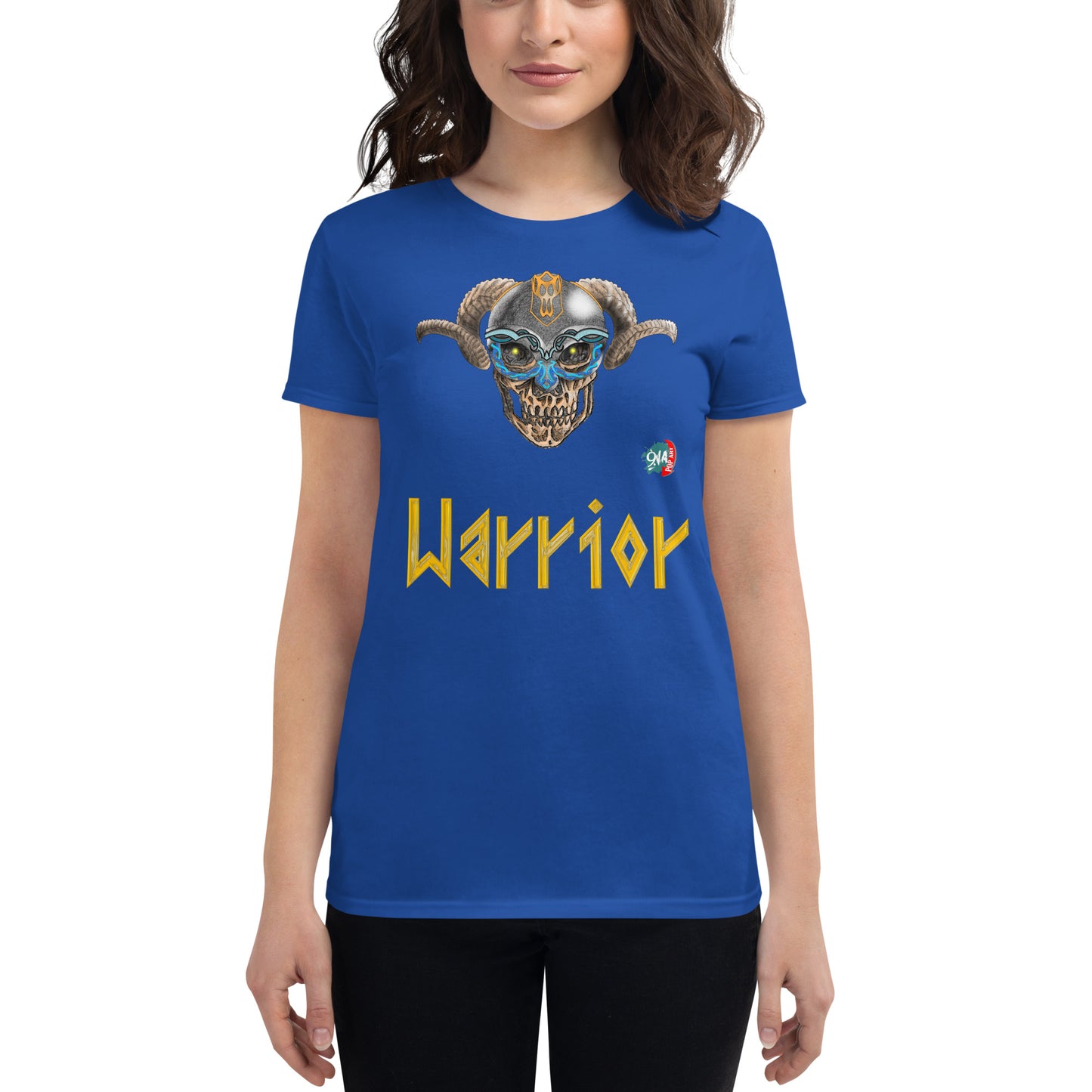 Woman warrior:  Viking - 9ja Pop Art Custom T-Shirt/Wearable Art Store