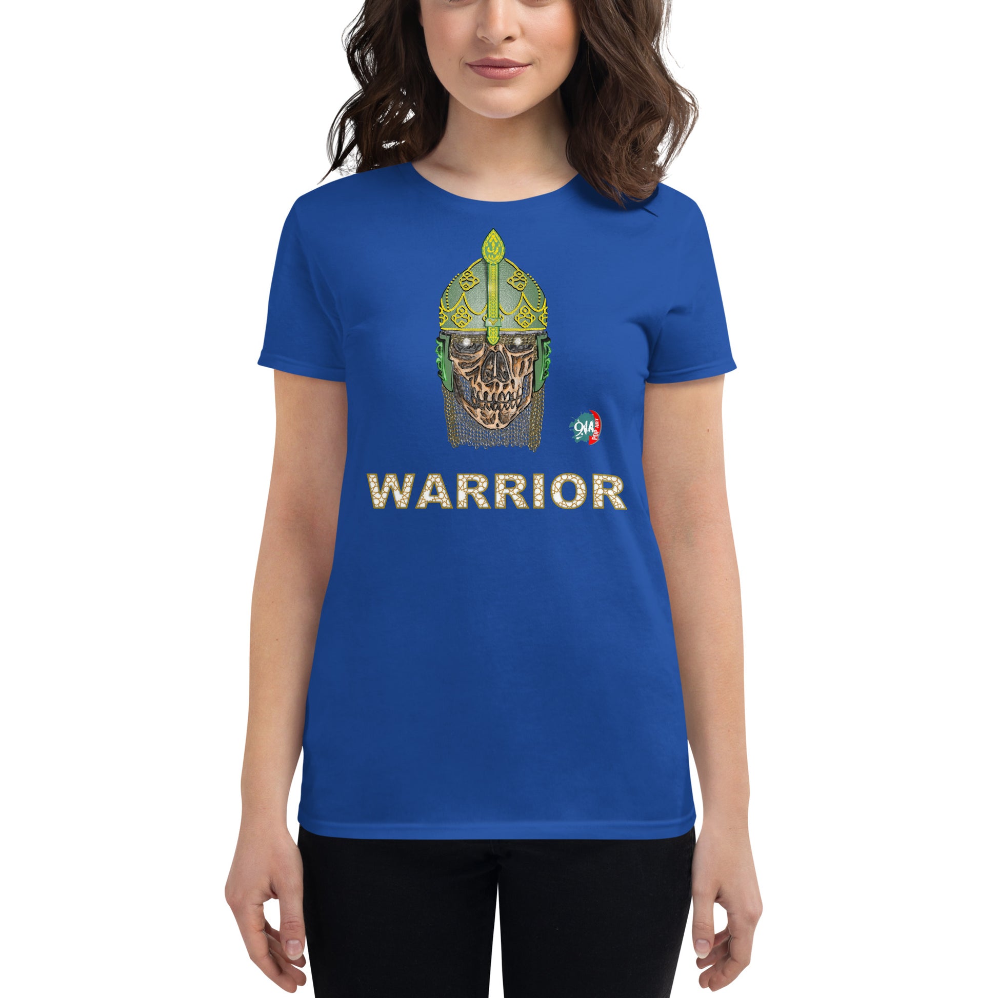 Woman warrior:  Turkic - 9ja Pop Art Custom T-Shirt/Wearable Art Store