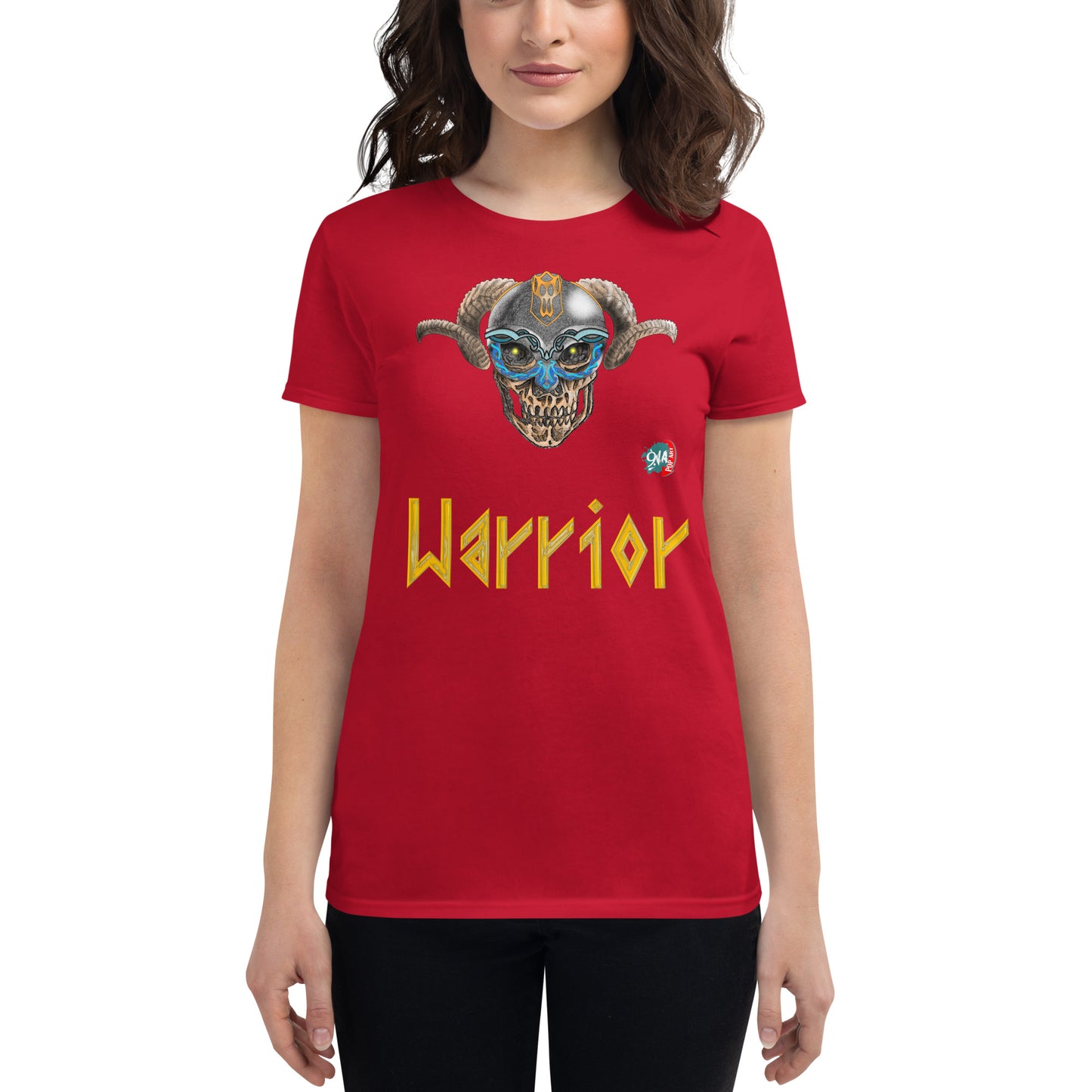 Woman warrior:  Viking - 9ja Pop Art Custom T-Shirt/Wearable Art Store