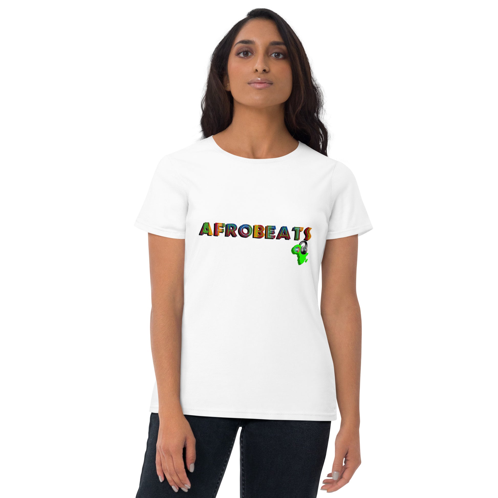 Women's "Adire" Afrobeats design - 9ja Pop Art Custom T-Shirt/Wearable Art Store