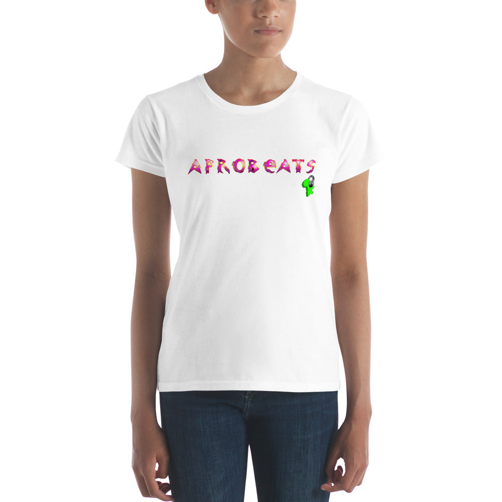 Women's Tanzanite Gem Afrobeats design - 9ja Pop Art Custom T-Shirt/Wearable Art Store