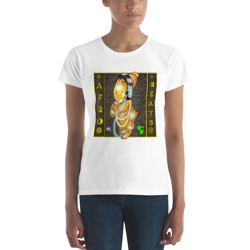 Bronze Queen Afrobeats Women's tee - 9ja Pop Art Custom T-Shirt/Wearable Art Store