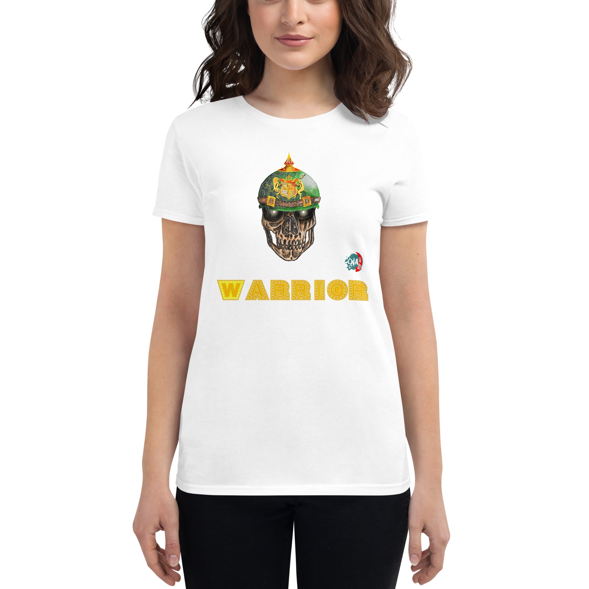 Woman Warrior:  WW1 Infantry - 9ja Pop Art Custom T-Shirt/Wearable Art Store