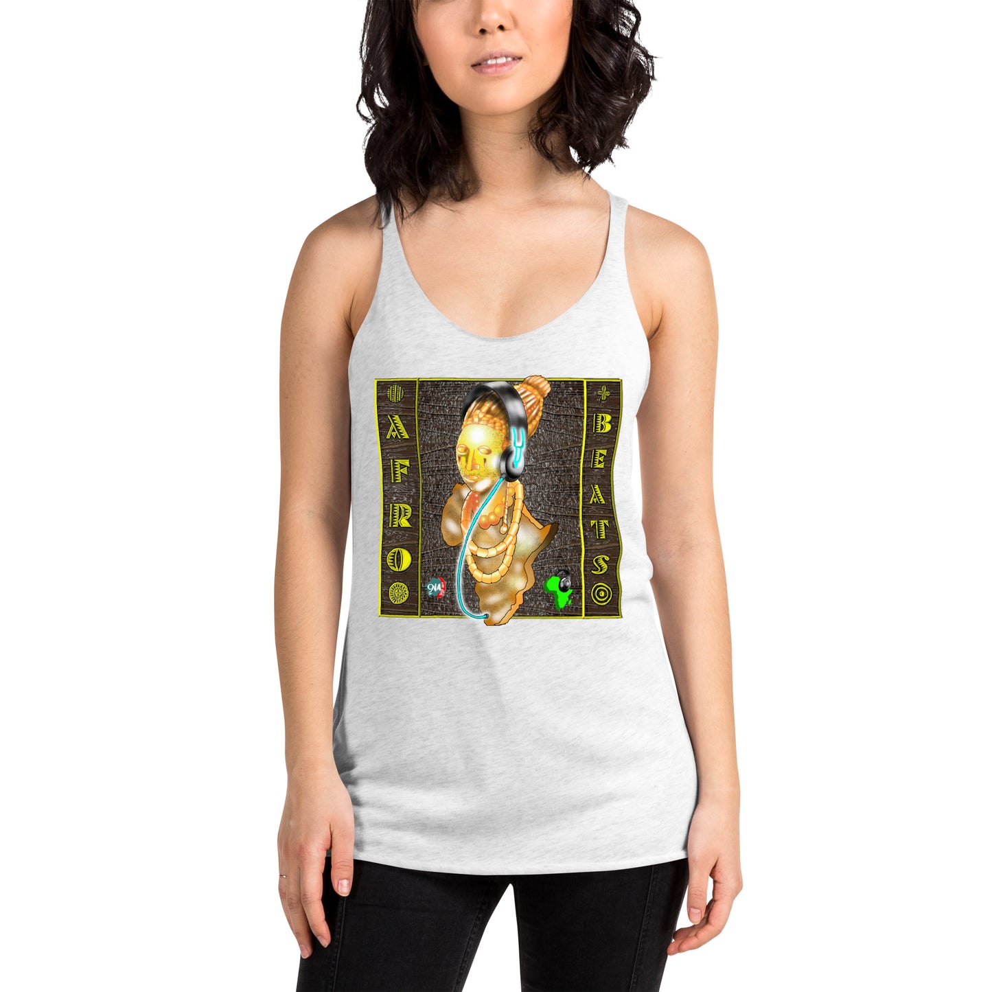 Women's "Bronze Queen" Afrobeats Tank Top