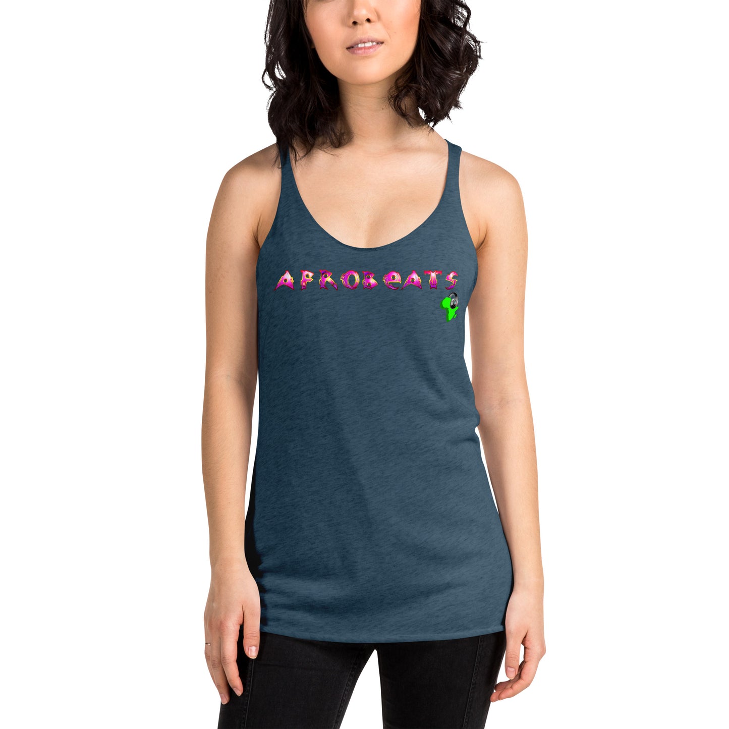 Women's "Pink Gem" Afrobeats Tank Top