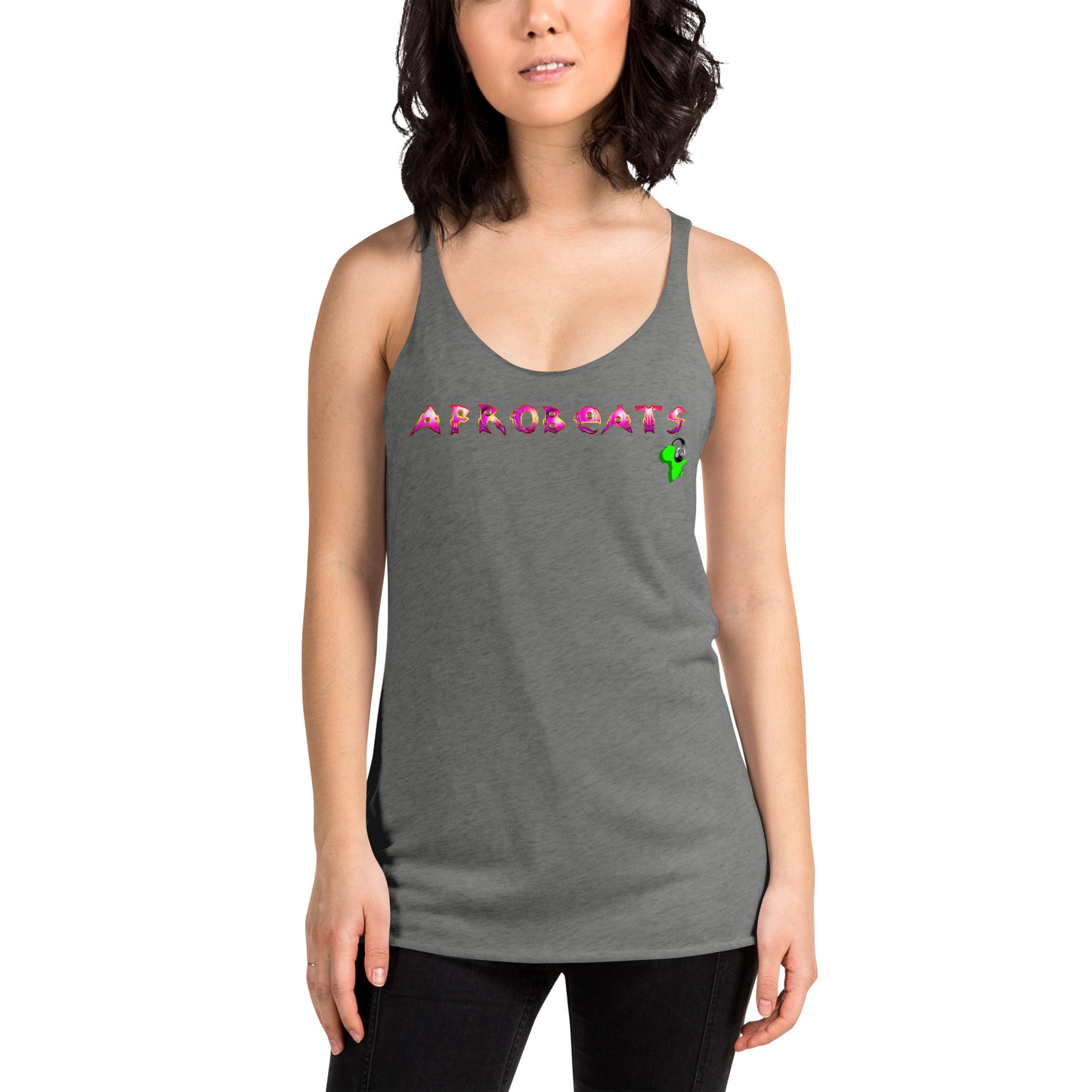 Women's "Pink Gem" Afrobeats Tank Top