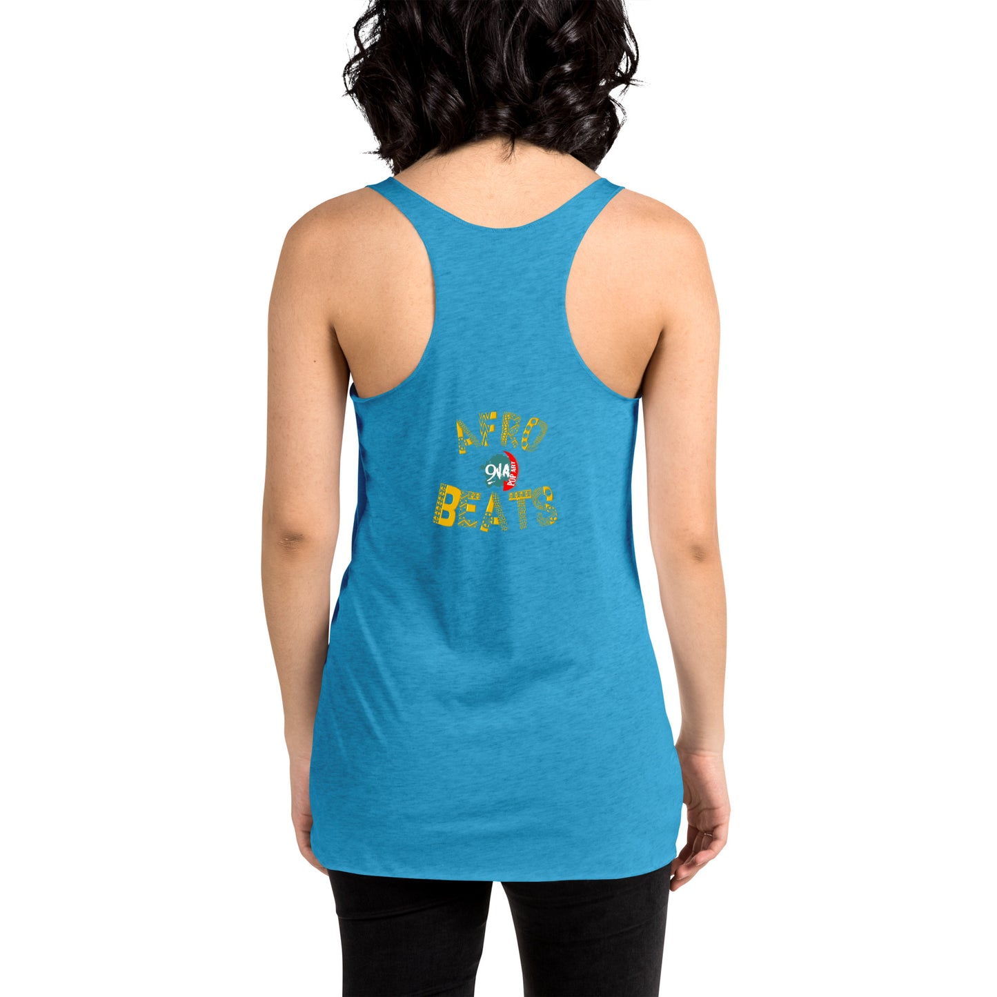 Women's "Dark Green Deco" Afrobeats Tank Top