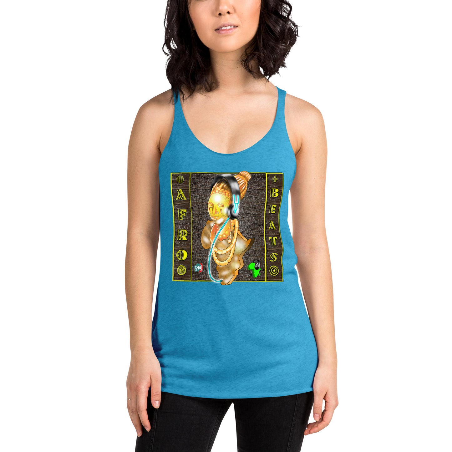 Women's "Bronze Queen" Afrobeats Tank Top